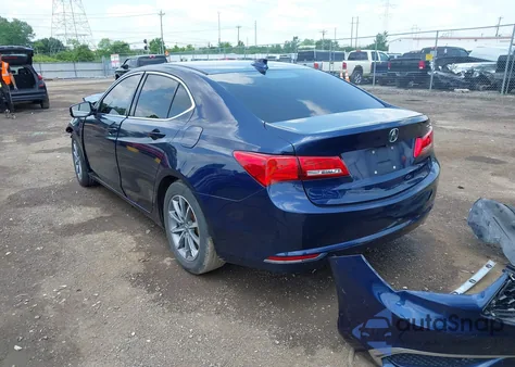 2018 Acura Tlx из США, поврежденный, VIN 19UUB1F36JA008037
